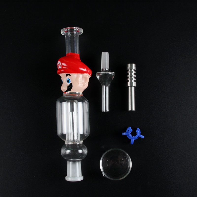 Glass Nectar Collector 5.5inch Wholesale Factory Mario Head Statue High Quality For oil