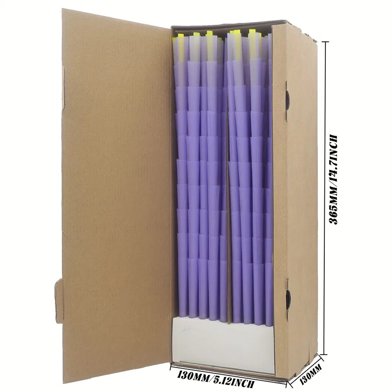 Purple Pre-Rolled Cone Smoking Rolling Paper 11/4 And King Size Mix Color Flavors And Pattern 1000PCS