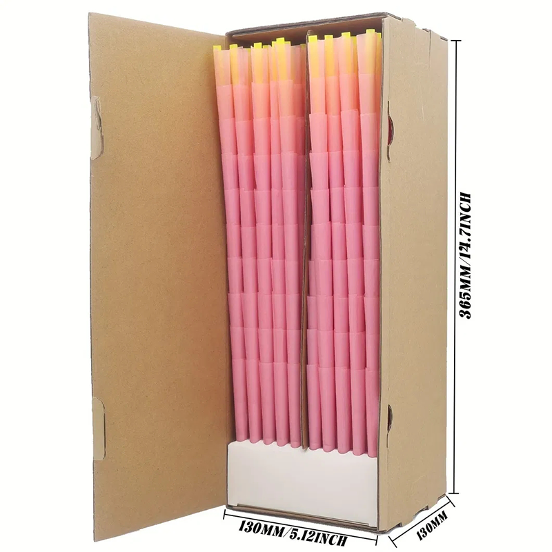 Pink Pre-Rolled Cone Smoking Rolling Paper 11/4 And King Size Mix Color Flavors And Pattern 1000PCS