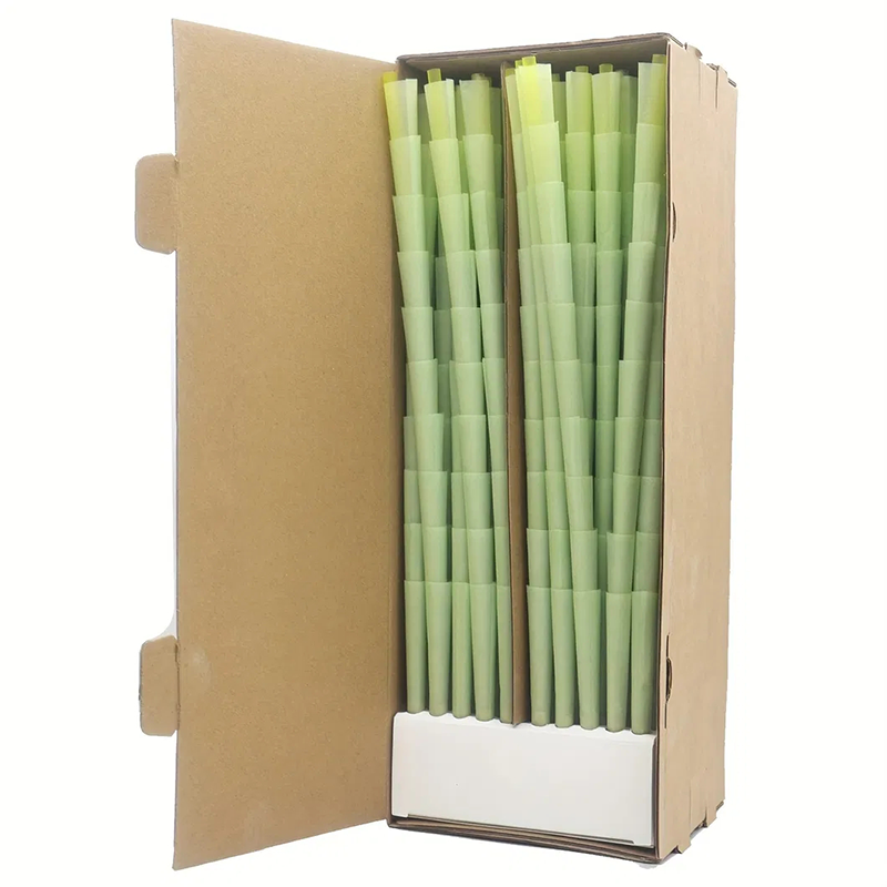 Green Pre-Rolled Cone Smoking Rolling Paper 11/4 And King Size Mix Color Flavors And Pattern 1000PCS