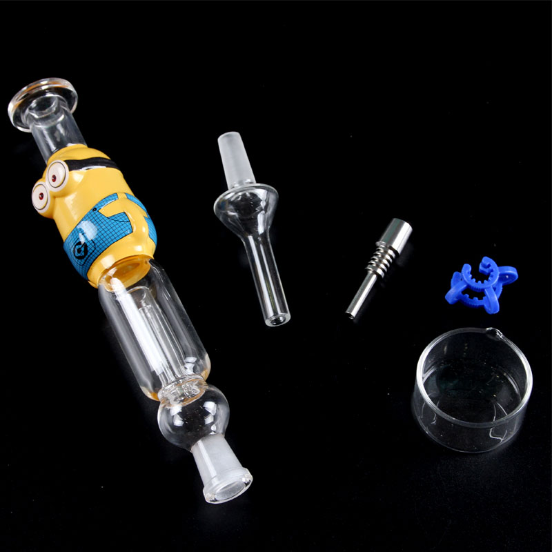Glass Nectar Collector 6.3inch Wholesale Factory Minions Statue High Quality For oil