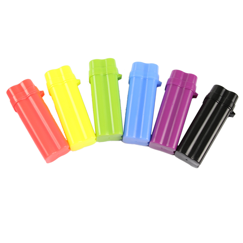 Plastic Double Joint Blunt Holder Multi-Color Smoking Accessories Container