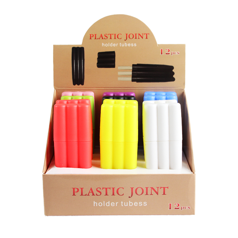 Plastic 3PCS Cone Joint Tube Holder Smoking Cigarette Container