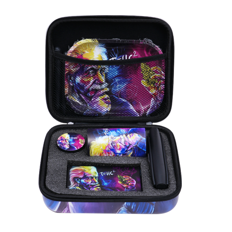 Smoking Kits Herb Grinder Tobacco Rolling tray Scale Cigarette roller Machine Plastic Cone jar