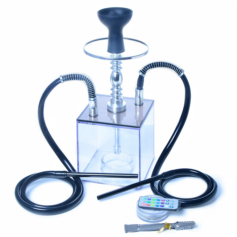 Acrylic Square Shisha Hookah Kit