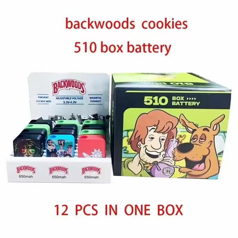 Battery for CBD cartridge, 640 mAh, 510 thread, USB charger, Mix Color Accept OEM Custom
