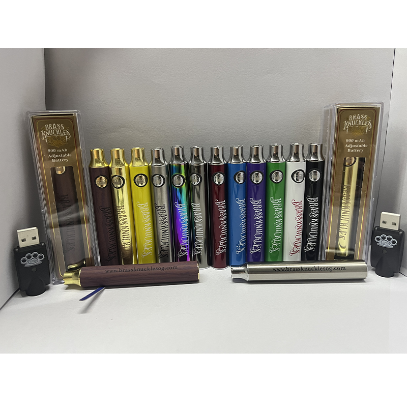 Battery for CBD cartridge, 640 mAh, 510 thread, USB charger, Mix Color Accept OEM Custom
