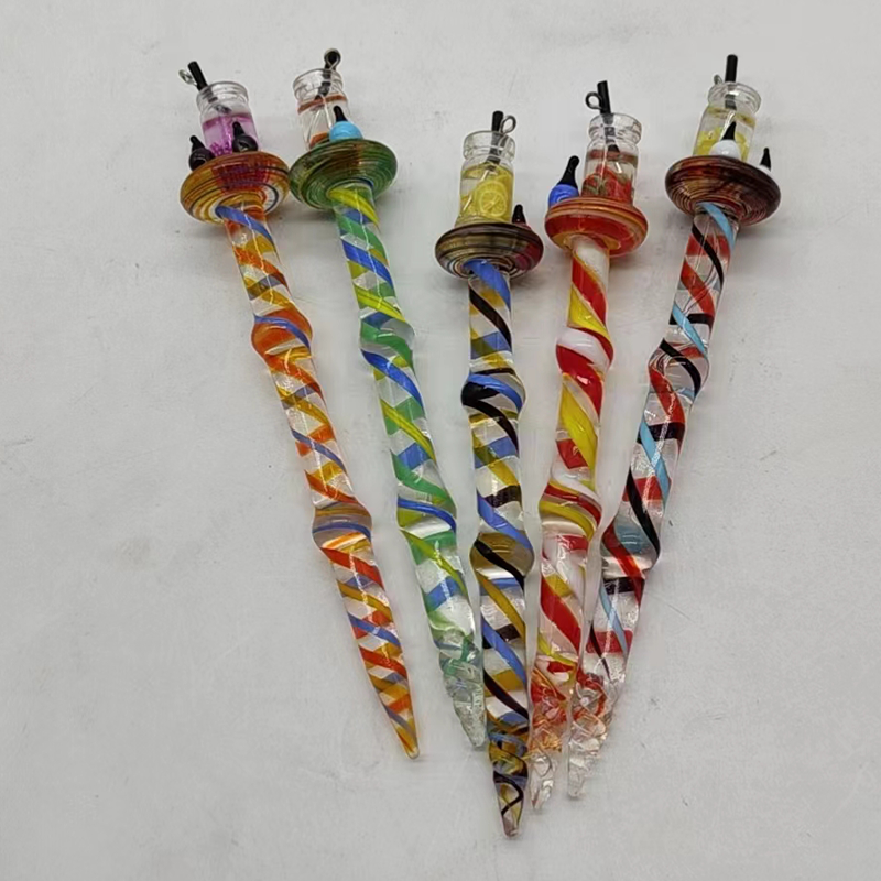 Glass Dabbers Tool Smoking Accessories Set Mix Designs OEM Custom
