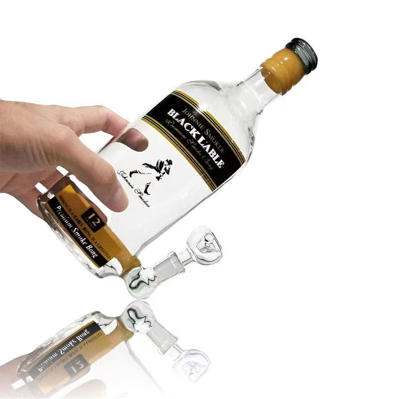 Beer Whisky Glass Bong Wholesale Factory Colorful Glass Smoking Beaker Water Smoking Pipe