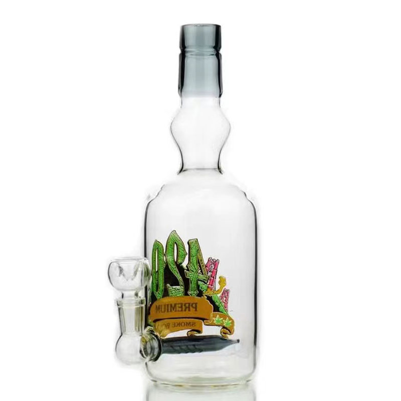 Beer Whisky Glass Bong Wholesale Factory Colorful Glass Smoking Beaker Water Smoking Pipe