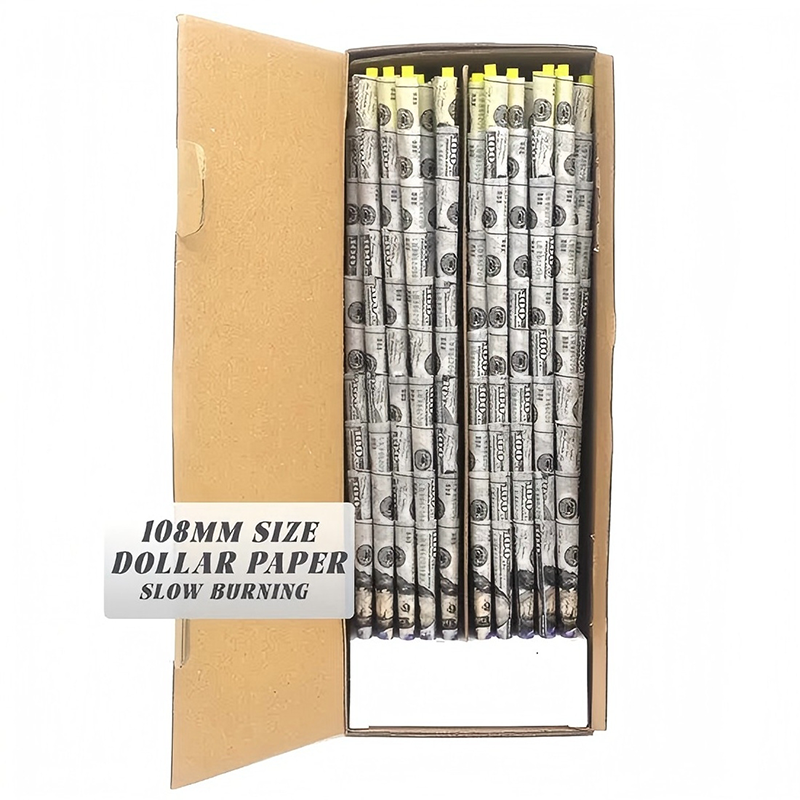 Dollar Pre-Rolled Cone Smoking Rolling Paper 11/4 And King Size Mix Color Flavors And Pattern 1000PCS