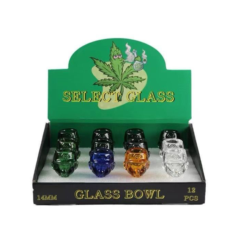 14mm Glass Bowl Bong Set Smoking Accessories Mix Designs