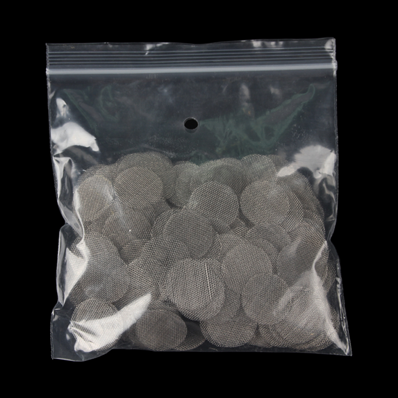 500pcs Stainless Steel Pipe Screens Smoking Pipe Screen Filters For Metal Tobacco Pipe Accessories 0.8INCH