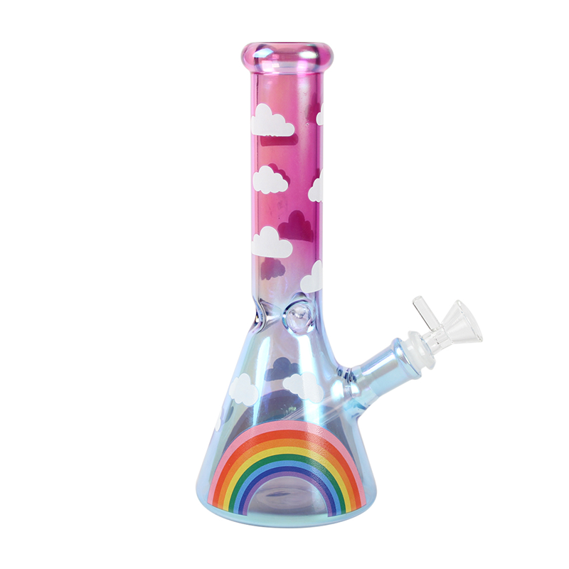 Borosilicate Glass bong Water Smoking Pipe OEM Custom