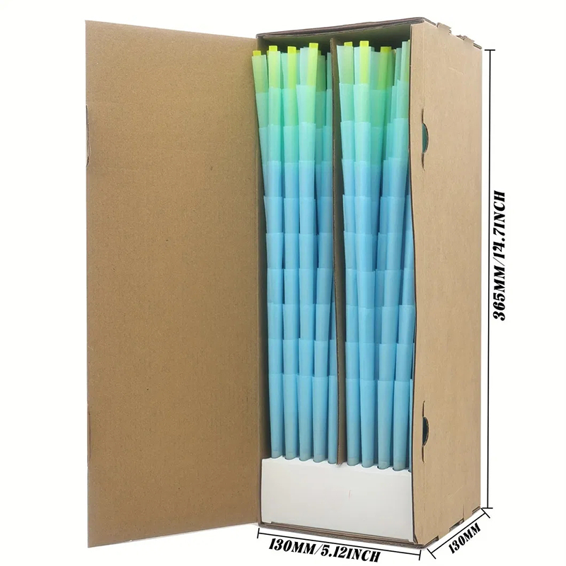 Blue Pre-Rolled Cone Smoking Rolling Paper 11/4 And King Size Mix Color Flavors And Pattern 1000PCS