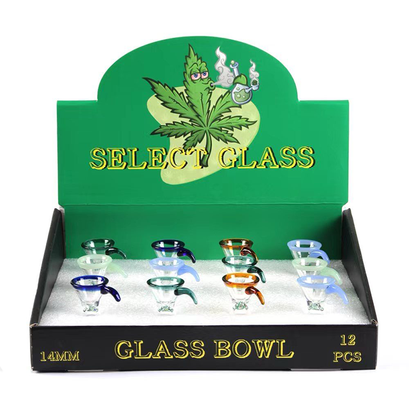 14mm Glass Bowl Bong Set Smoking Accessories Mix Designs