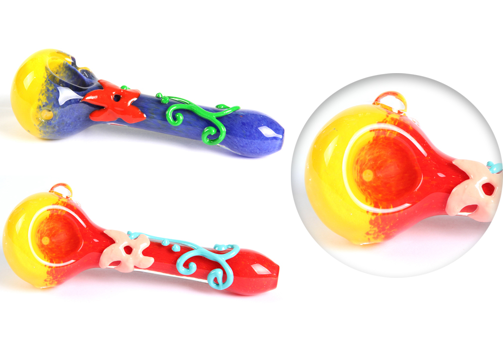 1010_706-恢复的Glass Smoking Pipe Tobacco Pipe Smoking Accessories Availible Customized XYP65