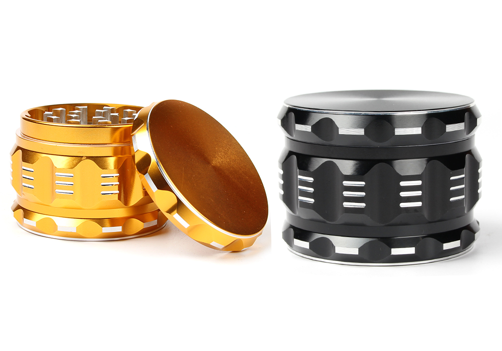 1010_706-恢复的Aluminium Drum Herb Grinder 4 Parts Weed/Tobacco Grinder Smoking Accessories