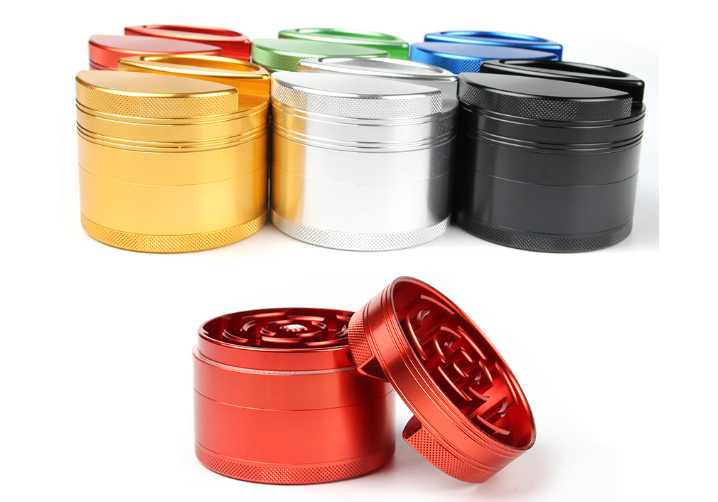 1010_706-恢复的Zinc Alloy Herb Grinder 4 Parts Weed/Tobacco Grinder With Rolling Paper Holder Smoking Accessories