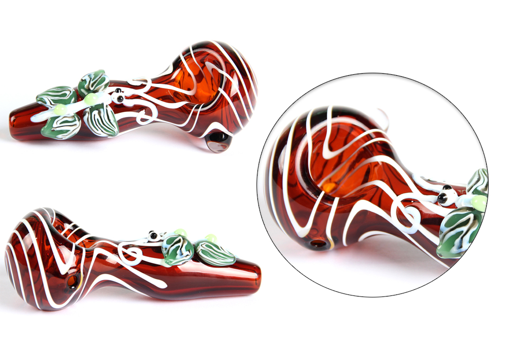1010_706-恢复的Glass Smoking Pipe Tobacco Pipe Smoking Accessories Availible Customized XYP32
