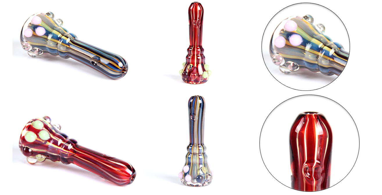 1315_672-恢复的Glass Smoking Pipe Tobacco Pipe Smoking Accessories Availible Customized XYP12