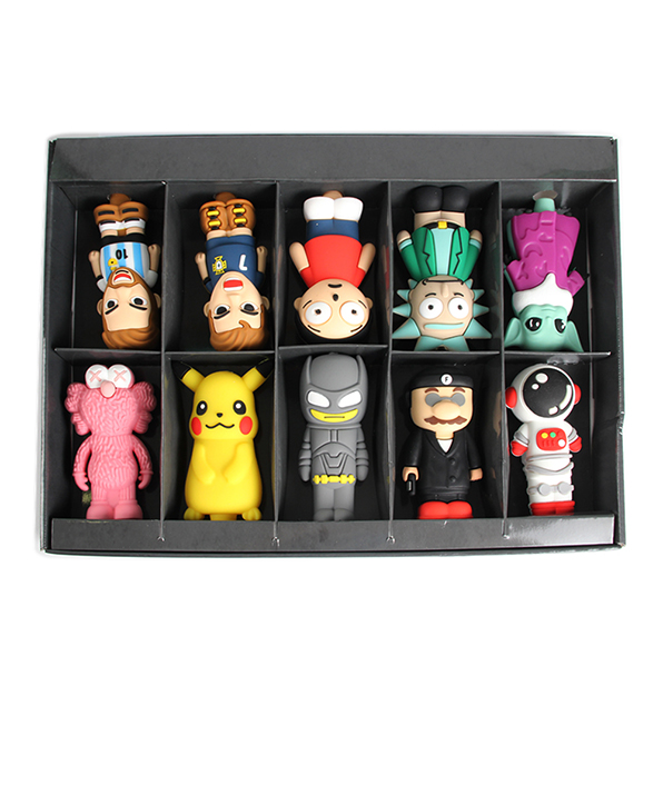 596_706Silicone Smoking Pipe Glass Bowl Smoking Water Pipe Tobacco Smoking Accessories Mix Designs