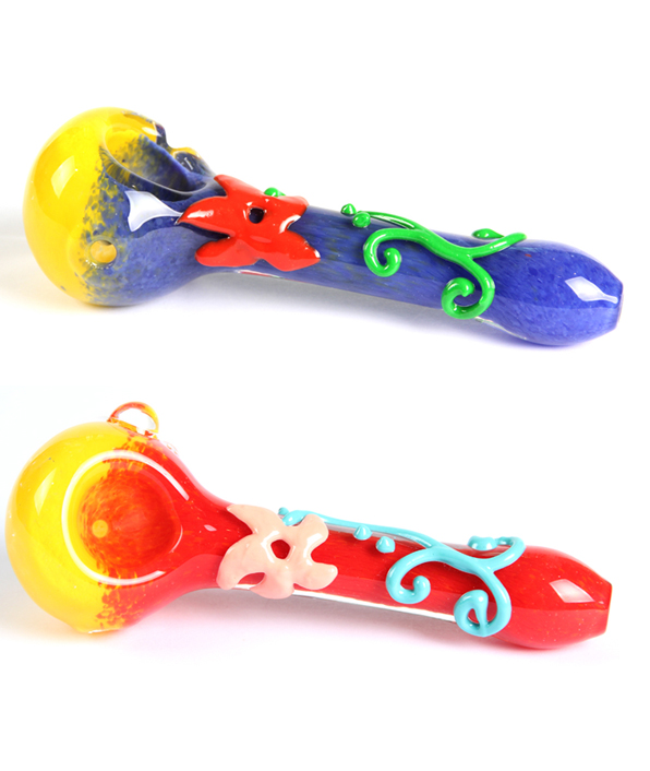 596_706-恢复的Glass Smoking Pipe Tobacco Pipe Smoking Accessories Availible Customized XYP65