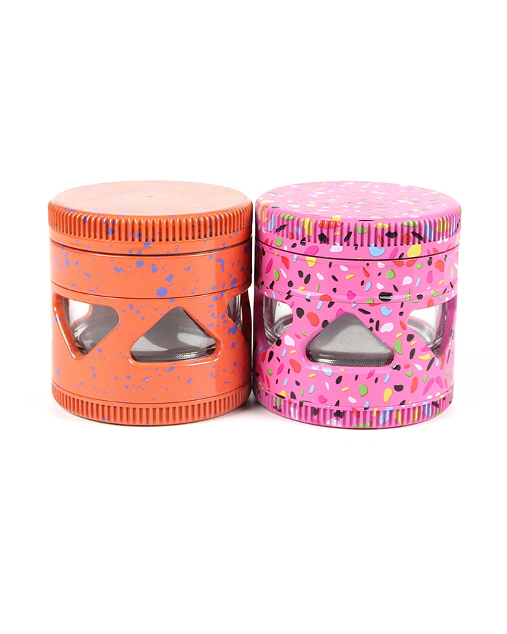 720_900 563MM Herb Grinder 4 Parts Printing Weed/Tobacco Grinder Smoking Accessories