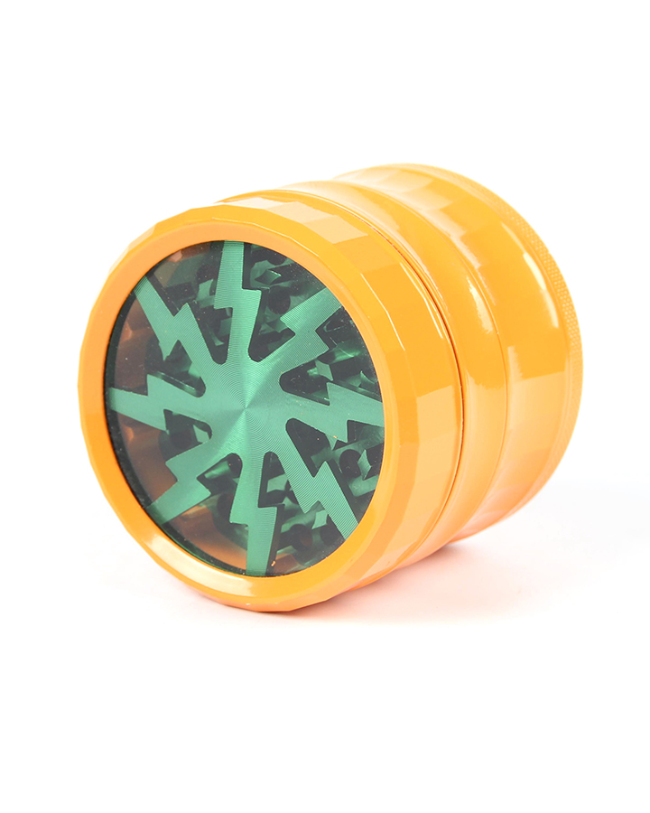 720_900 563MM Herb Grinder 4 Parts Orange Color Weed/Tobacco Grinder Smoking Accessories