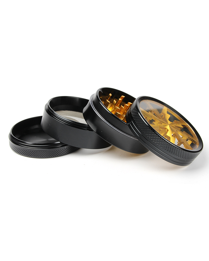 720_900-恢复的1Zinc Alloy Herb Grinder 4 Parts Open Window Weed/Tobacco Grinder Smoking Accessories