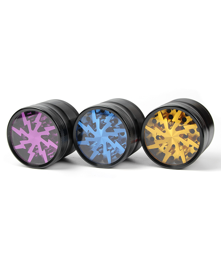 720_900-恢复的2Zinc Alloy Herb Grinder 4 Parts Open Window Weed/Tobacco Grinder Smoking Accessories