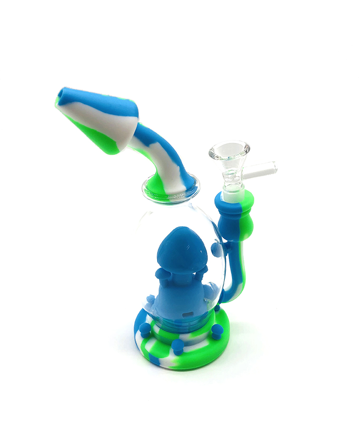 720_900-恢复的3Silicone&Glass Smoking Bong Glass Bowl Smoking Water Pipe Tobacco Smoking Accessories HN20
