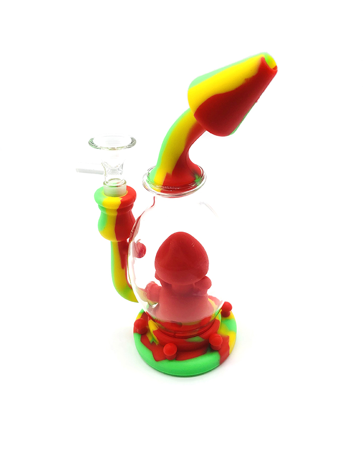 720_900-恢复的4Silicone&Glass Smoking Bong Glass Bowl Smoking Water Pipe Tobacco Smoking Accessories HN20