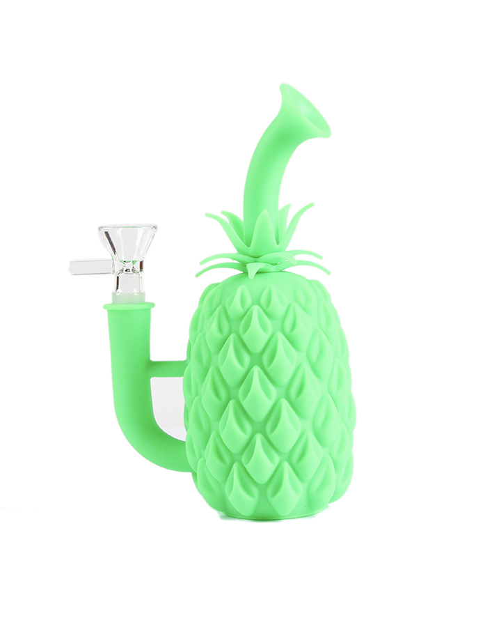 720_900-恢复的4Silicone Smoking Bong Glass Bowl Pinapple Type Smoking Water Pipe Tobacco Smoking Accessories HN09