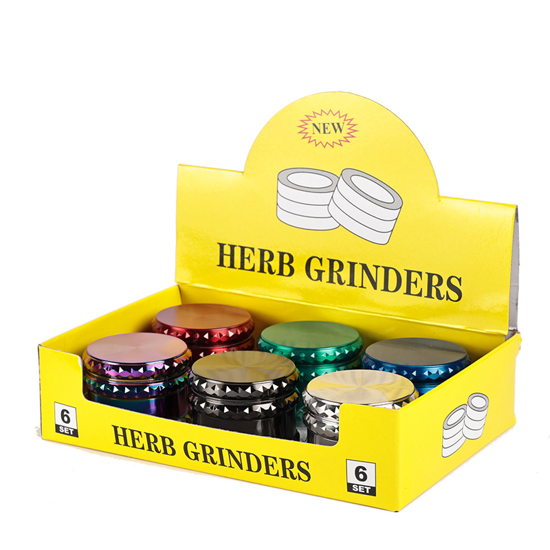 Diamond herb grinder