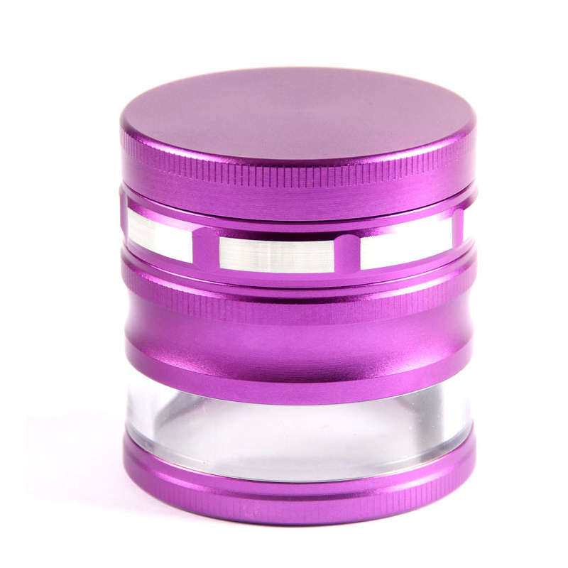 Purple tobacco grinder