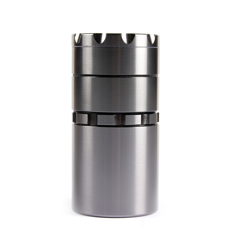 Transparent zinc herb grinder