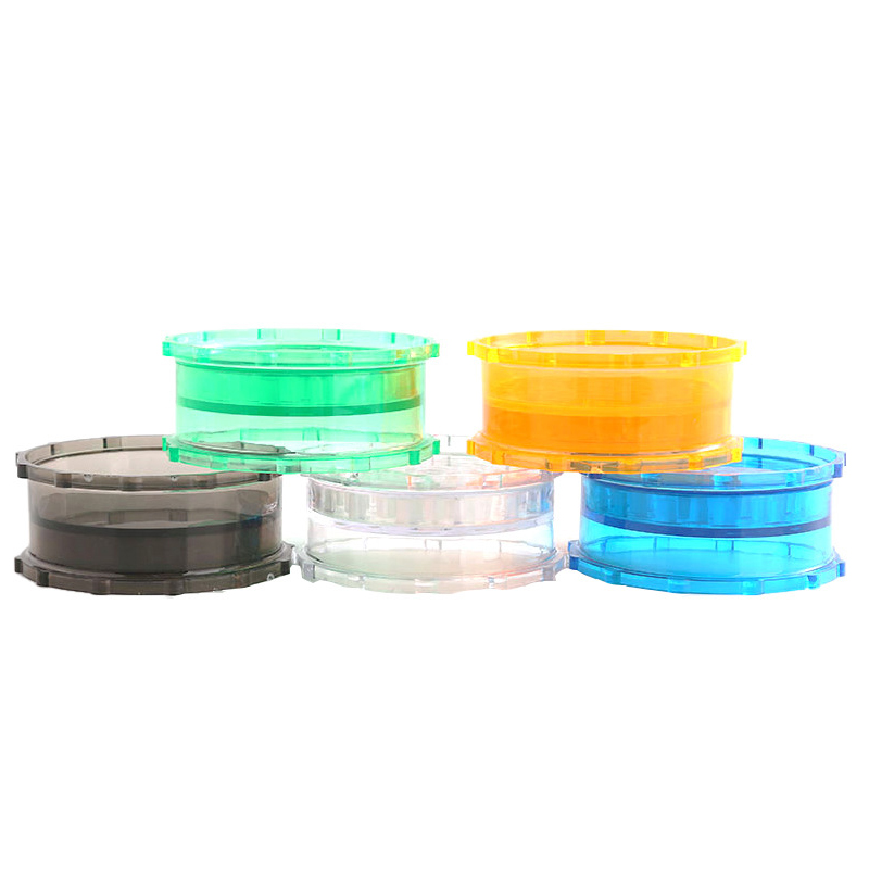 Transparent tobacco grinder