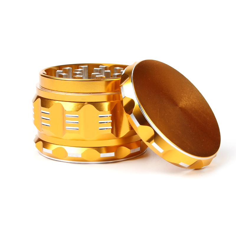 Aluminium Drum Herb Grinder 4 Parts Weed/Tobacco Grinder Smoking Accessories
