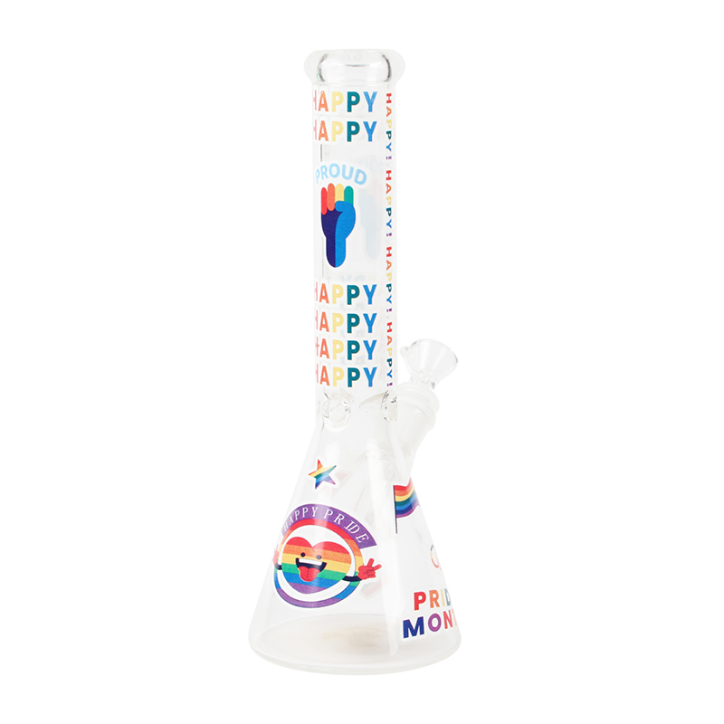 Happy Designs Glass Bong Smoking Accessories Water Smoking Pipe 25cm