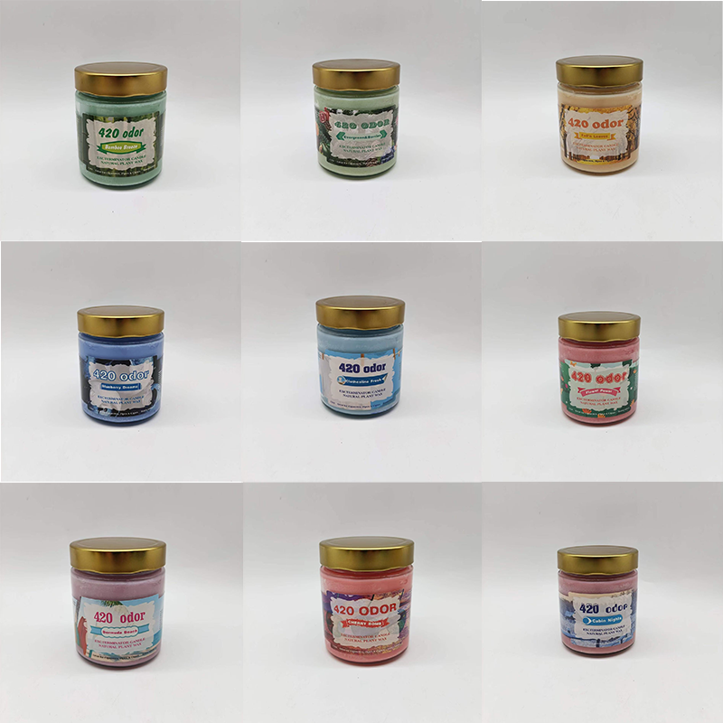 Flavors 420 Odor Excterminator Candle Natural Plant Wax