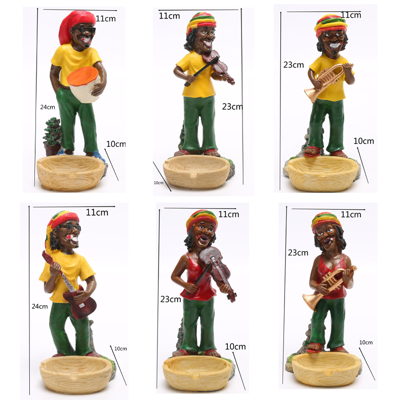 Bob Marley Smoking Ashtray Middle Size 24cm OEM Good Quality