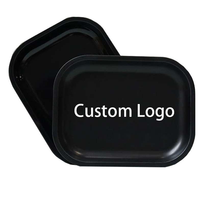 18*14cm Tobacco Rolling Tray Tin Accept OEM Customization Logo
