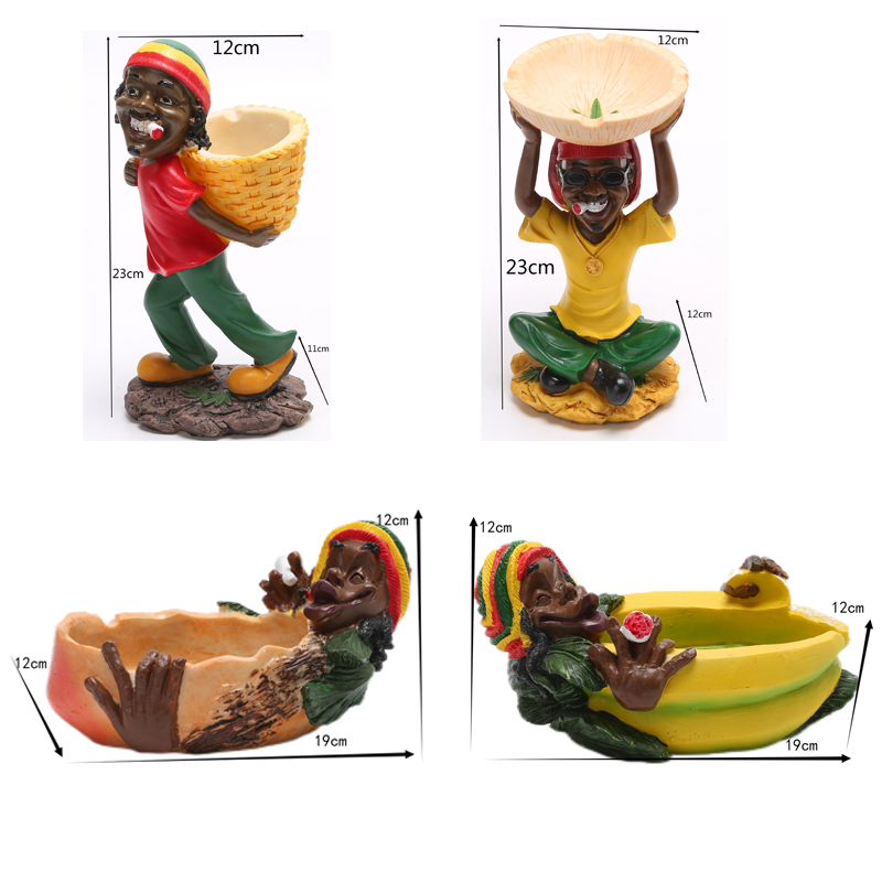 Bob Marley Smoking Ashtray Middle Size 24cm OEM Good Quality