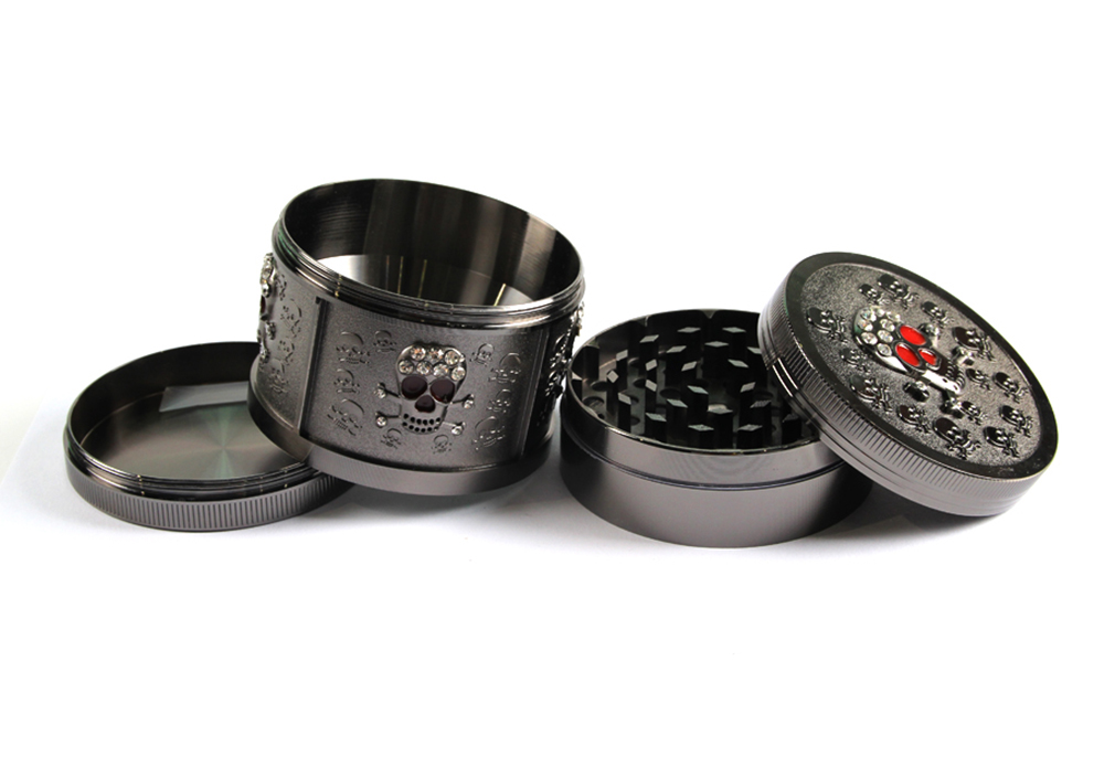 1010_706 d63MM Herb Grinder 4 Parts Zinc Alloy Weed/Tobacco Grinder Smoking Accessories