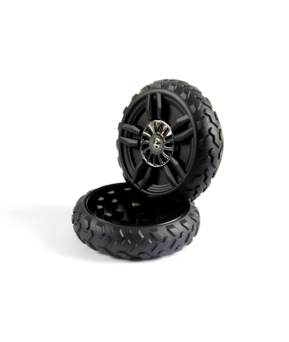 596_70675MM Herb Grinder 2 Parts Aluminium Alloy Wheel Type Weed/Tobacco Grinder Smoking Accessories