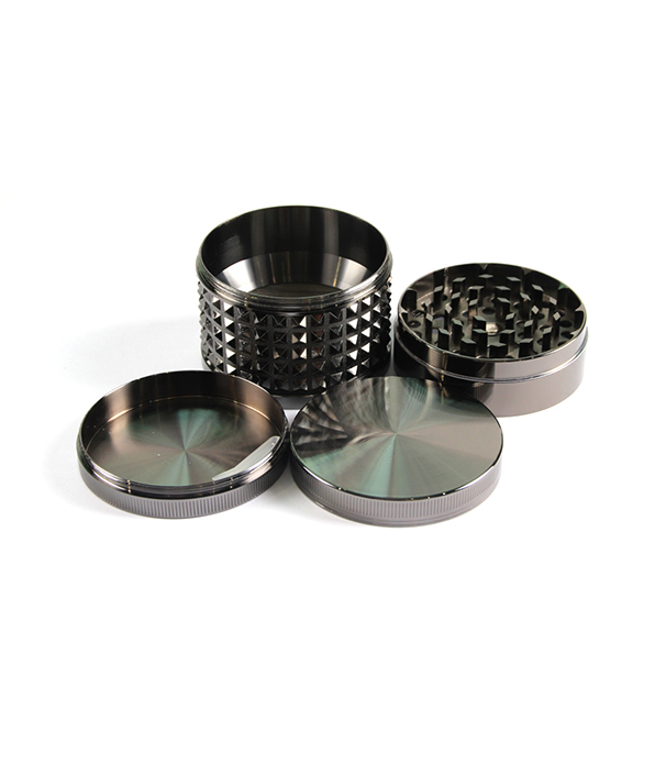 596_706 b63MM Herb Grinder 4 Parts Zinc Alloy Weed/Tobacco Grinder Smoking Accessories