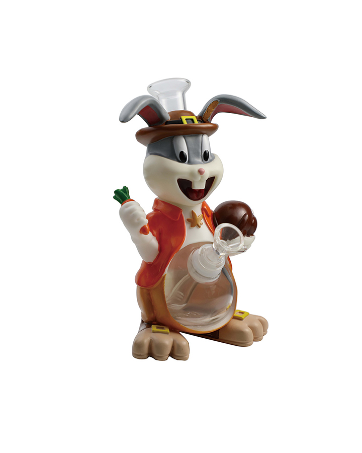 720_900 1Cartoon Glass Smoking Bong Glass Bowl Smoking Thanksgiving Rabbit Water Pipe Tobacco Smoking Accessories H534