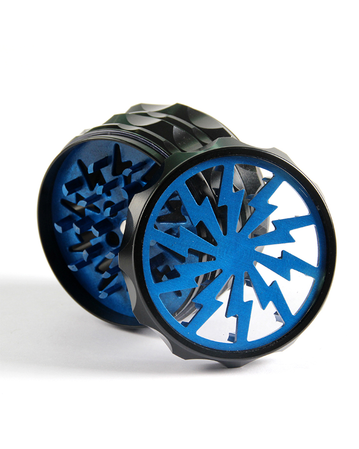 720_900 160MM Herb Grinder 4 Parts Zinc Alloy Flash Type Weed/Tobacco Grinder Smoking Accessories