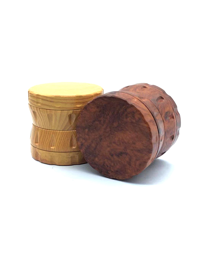 720_900 140MM/52MM/63MM Herb Grinder 4 Parts Wood Color Weed/Tobacco Grinder Smoking Accessories